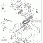 DF 350ATXW2 КАПОТ ДВИГАТЕЛЯ