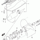 DF 9.9AS КАРТЕР КОРОБКИ ПЕРЕДАЧ