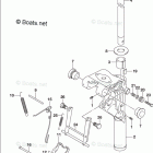 DF 9.9BTHS2 Swivel Bracket (DF9.9BR P03)