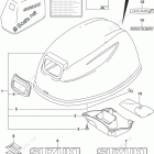 DF 9.9BTHS2 Engine Cover (DF9.9BTH P03)