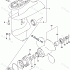 DF 9.9BTHS2 Gear Case (4 Blade) (DF9.9BT P03)