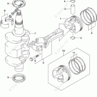 DF 9.9BTL2 КОЛЕНЧАТЫЙ ВАЛ