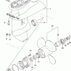 DF 15AL2 Gear Case (4 Blade) (DF15ATH P03)