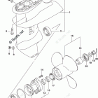 DF 20ARS Gear Case (4 Blade) (DF20AT P03)