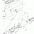 DF 20ATHS2 Gear Case (4 Blade) (DF20AR P03)
