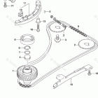 DF 140AZL ЦЕПЬ ГРМ