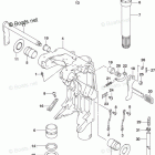 DF 140AZX Swivel Bracket (DF140AT E11)