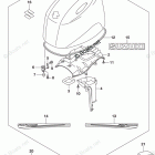 DF 150APXW2 Engine Cover (For Y5S) (DF150AP E03)