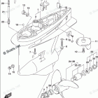 DF 150TL Gear Case (DF150Z E03)