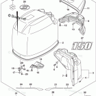 DF 150TX Engine Cover (DF150ST E03)