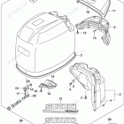 DF 150TX Engine Cover (For Y5S) (DF150T E03)