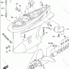 DF 175TXW2 Gear Case (DF175Z E03)