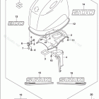 DF 200ATLW2 Engine Cover (For YAY) (DF200AT E03)