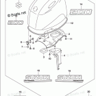 DF 200ATXZW2 Engine Cover (For YAY) (DF200AZ E03)