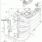 DF200APX INTAKE MANIFOLD / THROTTLE BODY