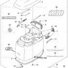 DF 250ZX ENGINE COVER (FOR YAY) (DF250ST E03)