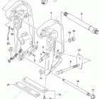 DF 300APX2 Clamp Bracket (X,XX) (DF300A E03)