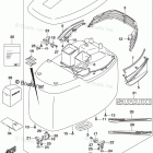 DF 300APXXW2 Engine Cover (DF300A E03)