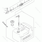 DF 9.9THX Fuel Tank (Resin)