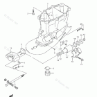DF 200TL Drive Shaft Housing Transom(X) (DF200Z)