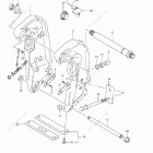DF 250SSTL Clamp Bracket Transom(X,XX) (DF250T)