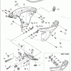 MFS15E (EFI) FRONT PANEL & DRIVE SHAFT HOUSING COVER