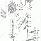 MFS15D CYLINDER HEAD & OIL PUMP