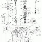 MD75C2 GEAR CASE, DRIVE SHAFT
