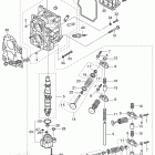 MFS20D CYLINDER HEAD & OIL PUMP