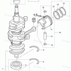 MD40B2 PISTON & CRANK SHAFT