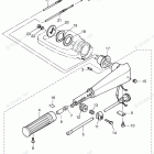 MFS25C TILLER HANDLE (STANDARD)