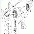 MFS50A CYLINDER HEAD & OIL PUMP