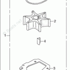 BFT115A Water Pump Impeller Kit (1)