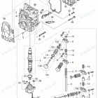 MFS15C CYLINDER HEAD & OIL PUMP