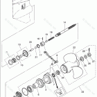 MD40B2 GEAR CASE (PROPELLER SHAFT)