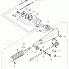 MFS25C TILLER HANDLE (STANDARD)