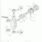 T9.9XPHB Crankshaft Piston