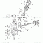 LF225XCA Crankshaft Piston