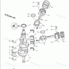 F200XA Crankshaft Piston