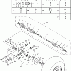 RHINO 660 4WD - YXR66FAV-B Заднее колесо