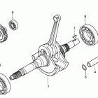 TRX350FE Коленчатый вал и поршень