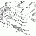 TRX450ER Left crankcase cover     (''''06-)