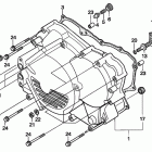 TRX500FM Front crankcase cover    (trx500fm / tm)