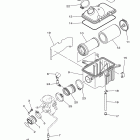 Grizzly 350 IRS 4WD YFM35FGIYG/YFM35FGIYB/YFM35FGIYL Впускная система
