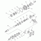 Grizzly 350 IRS 4WD YFM35FGIYG/YFM35FGIYB/YFM35FGIYL Промежуточный ведущий вал
