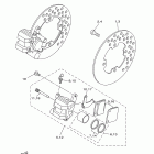 Grizzly 350 IRS 4WD YFM35FGIYG/YFM35FGIYB/YFM35FGIYL Передний тормозной суппорт