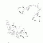 Wolverine 350 2WD YFM35XYL Дуги безопасности