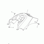 Wolverine 350 2WD YFM35XYL БОКОВАЯ КРЫШКА