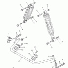 Grizzly 500 FI EPS 4WD Special ed. YFM5FGPSEY Задняя подвеска