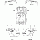 Grizzly 500 FI EPS 4WD Special ed. YFM5FGPSEY Наклейки